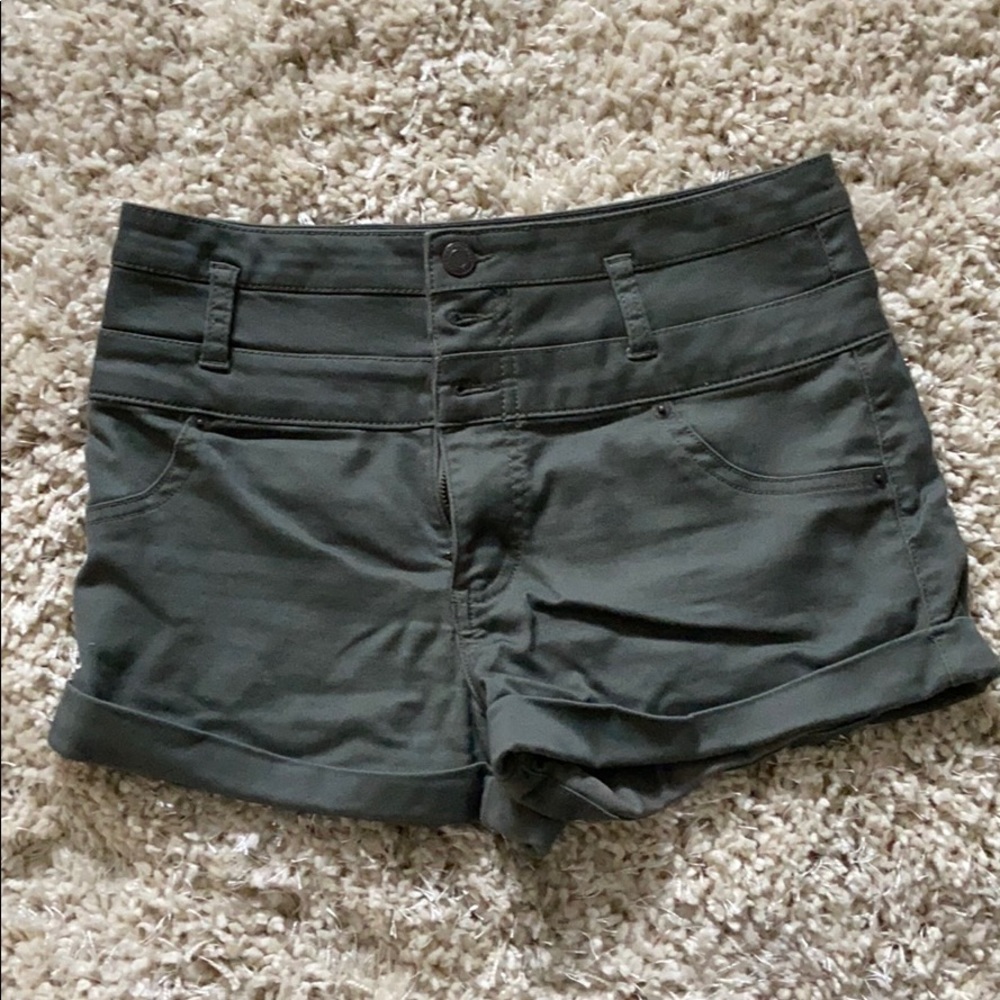High rise shorts